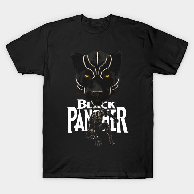 Black Panther Ver 2 T-Shirt by Susto